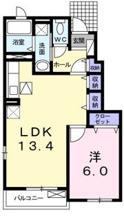 セイバリーBの間取り画像