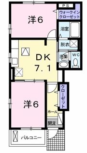 フジ ミディの間取り画像