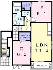 グリーン ワールドⅠの間取り画像