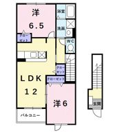 グリーン コート 杉Ⅲの間取り画像
