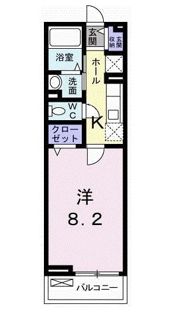 ヴィラ カルムの間取り画像
