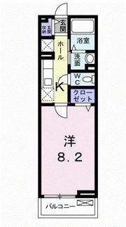 ヴィラ カルムの間取り画像