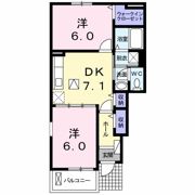 クレセント Ⅰの間取り画像