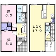 ソレイユⅢの間取り画像