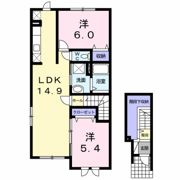 オビイーズの間取り画像