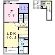 レジデンス ブライト Aの間取り画像