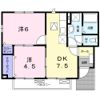 クリスタル Ⅰの間取り画像