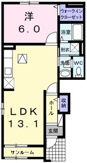 プラムフィルの間取り画像