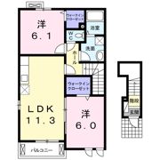 ラルジュグリーンFの間取り画像