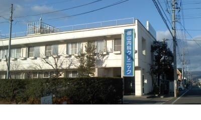 近くの御山内科クリニックまで700m（徒歩9分）