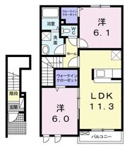 ヒルズタウンⅤの間取り画像