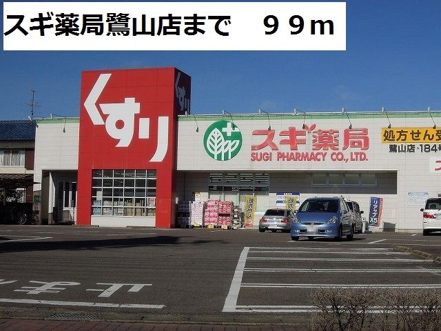近くのスギ薬局鷺山店まで99m（徒歩2分）