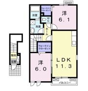 カーサ フェリーチェⅡの間取り画像