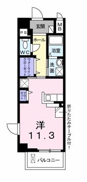 グランブルⅢの間取り画像