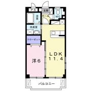 サニー カーサの間取り画像