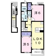 フルールⅢの間取り画像