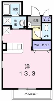 サニー離宮前の間取り画像