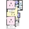 ボニートⅡの間取り画像