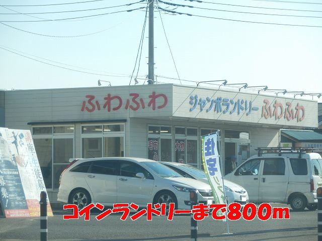 近くのコインランドリーまで800m（徒歩10分）