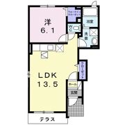 ヒルズ諸富Ⅱの間取り画像