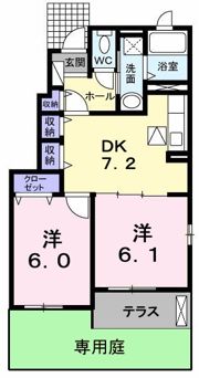 ヴィラ・カンナミの間取り画像