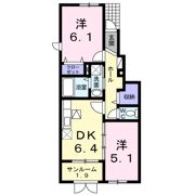パームスAの間取り画像