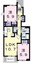 ガーデンヒルズⅡの間取り画像