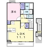 ポエジー KⅡの間取り画像