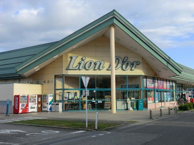 近くのリオンドール門田店まで400m（徒歩5分）