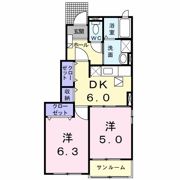 マーブル Ⅲの間取り画像