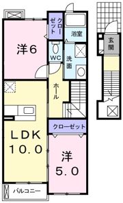ベル ハーモニーの間取り画像