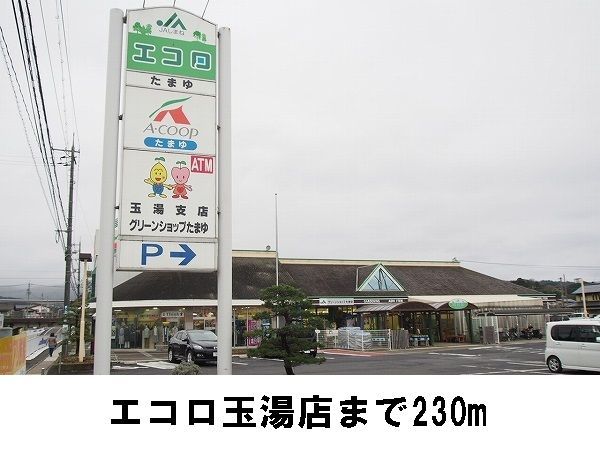 近くのエコロたまゆまで230m(徒歩3分)