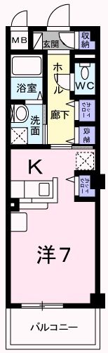 サニーキャンプ東雲Ⅰの間取り画像