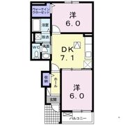 ジュネスコートの間取り画像