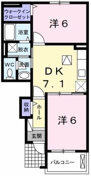 メゾン・オランジュリーの間取り画像