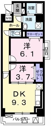 アリアンスLEGOの間取り画像