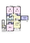 陽和 Ⅱの間取り画像
