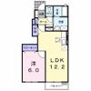 カーサプラシードBの間取り画像