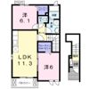 エスペランサⅡの間取り画像