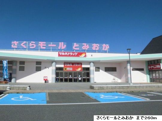 近くのさくらモールとみおかまで260m（徒歩4分）