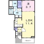 ラフィナート Ⅰの間取り画像