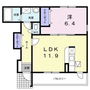 メリディオ静波の間取り画像