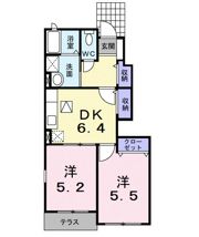 サンパティークⅡの間取り画像