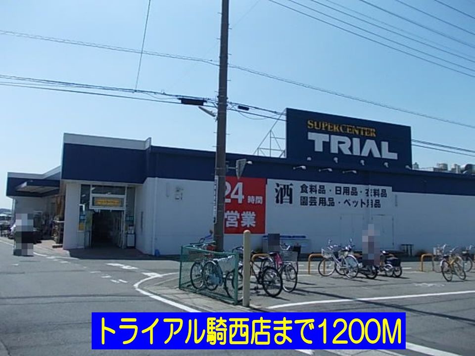 近くのトライアル騎西店まで1,200m（徒歩15分）