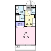サンパティークの間取り画像