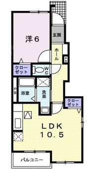 メリディアンの間取り画像