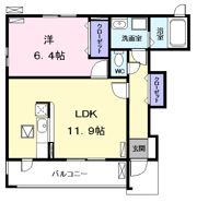 カーサヌエボの間取り画像