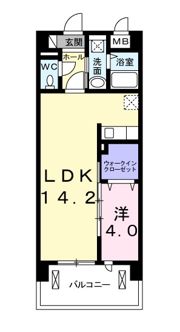 トラディシオン トゥールの間取り画像