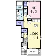 Plaisir桜館の間取り画像