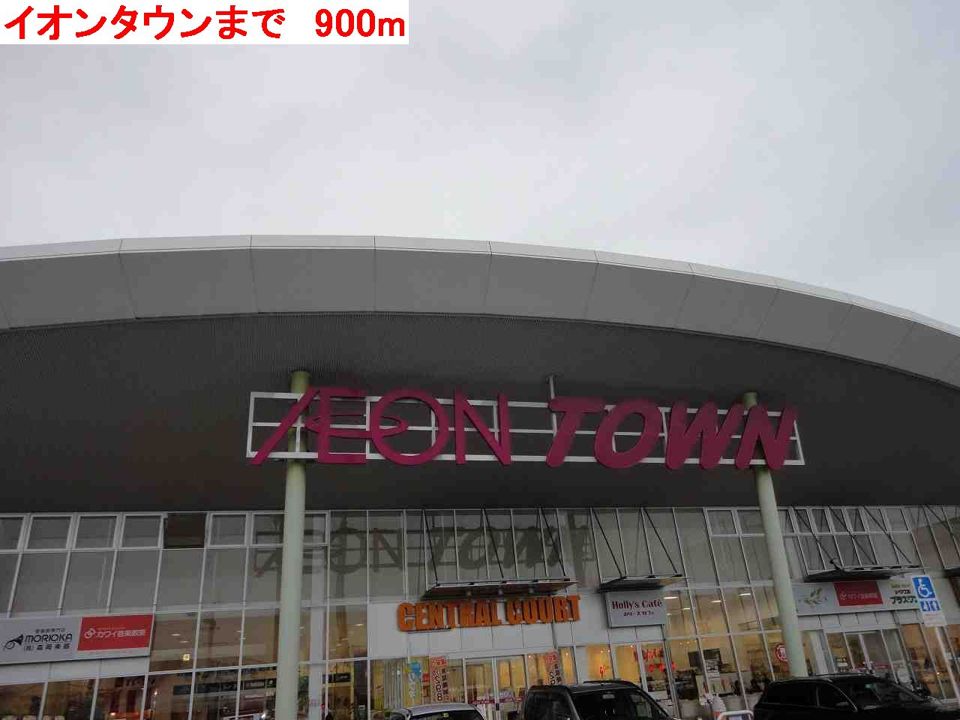 近くのイオンタウンまで900m（徒歩12分）